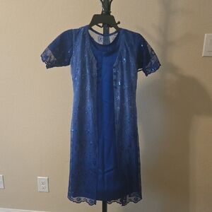 Elegant Blue Kids Formal Dress